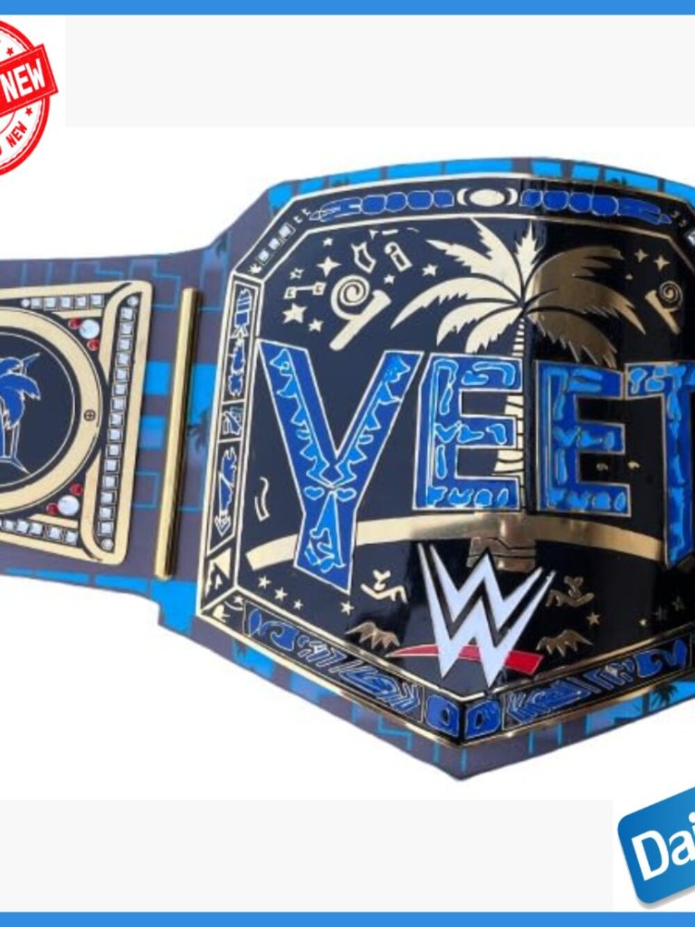 Adjustable Championship Belt with Velcro Strap for Parties & Events - Picture 3 of 4
